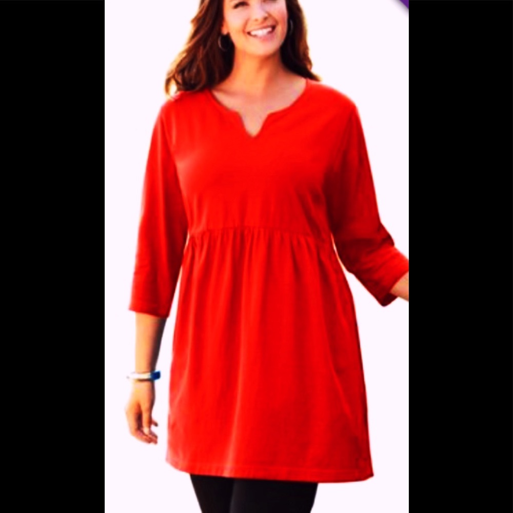 📦 Ulla Popken Red Tunic
